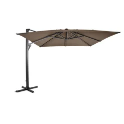 Lesli Living Zweefparasol Taurus 3x3Mtr Taupe Best