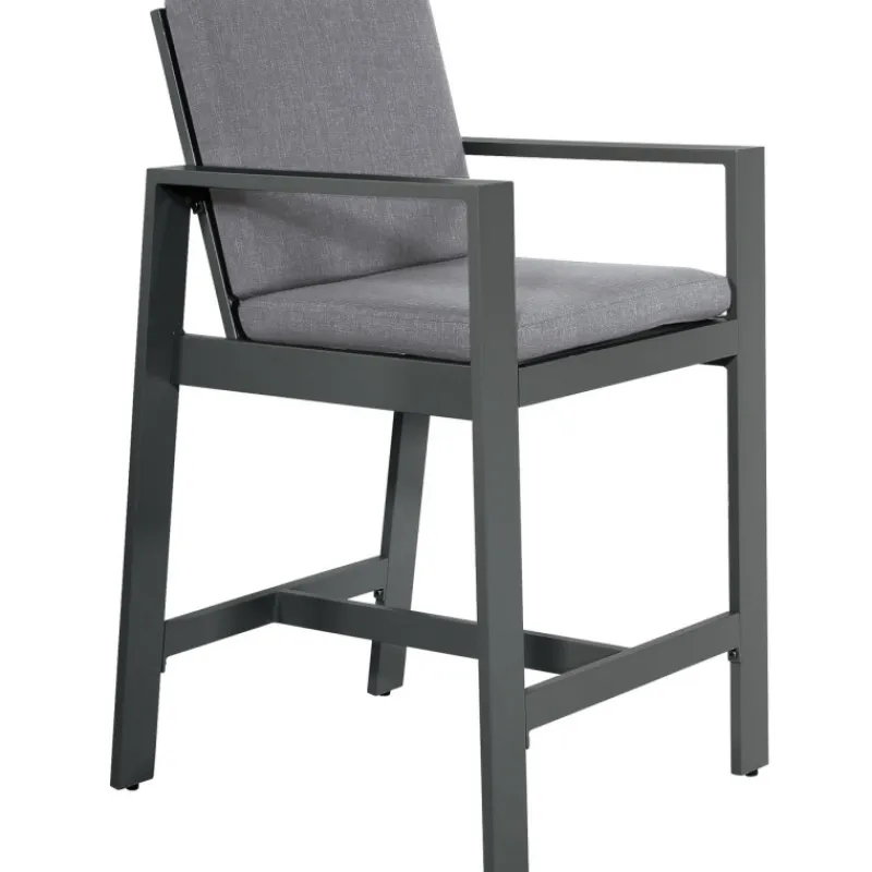 Lesli Living Barstoel Malibu Charcoal Hot
