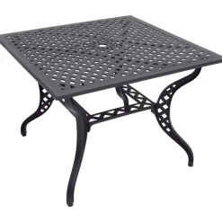Lesli Living Vierkante Tuintafel Trafalgar Gietaluminium 100x100cm Discount