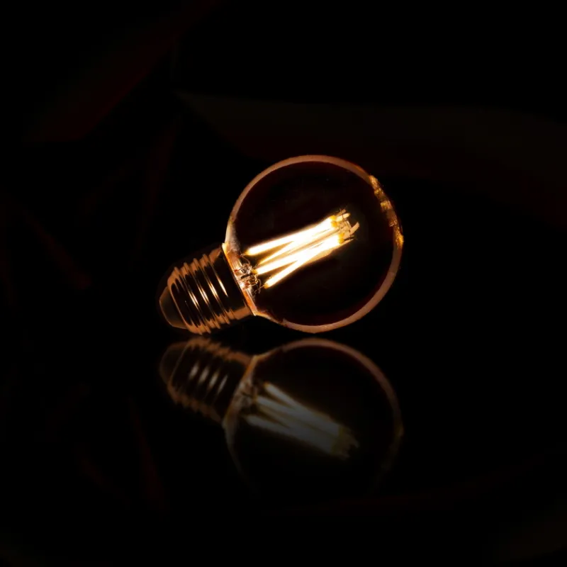 GM Lichtbron LED filament bol Ø6 / Amberkleurig glas Discount