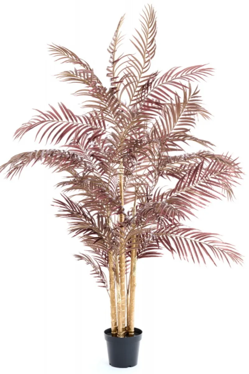 Light & Living Kunstplant Palm 198cm Bordeaux Clearance