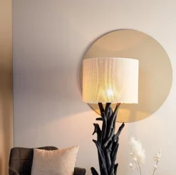 Light & Living Lampenkap Breska Parel Wit Ø50cm
