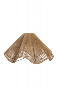 Light & Living Lampenkap Fodara Drum Wave Jute Naturel Ø45cm