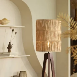 Light & Living Lampenkap Lanzano Raffia Naturel Ø40cm Best