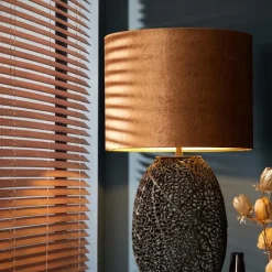 Light & Living Lampenkap Lubis Rond Ø50cm Bruin Discount