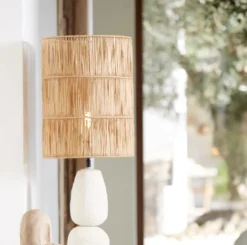 Light & Living Lampenkap Lanzano Raffia Naturel Ø30cm
