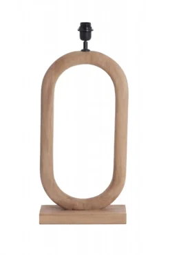 Light & Living Lampvoet Paceco Mangohout Mat Naturel 59cm