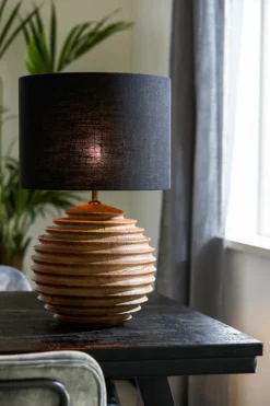 Light & Living Lampvoet Renzo Mangohout Mat Ø29x38cm Bruin