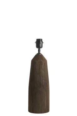 Light & Living Lampvoet Trapani Donkerbruin 35cm Clearance