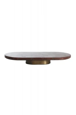 Light & Living Plateau Belo Ovaal Rood Agaat 50cm New