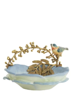 Light & Living Schaal Bird Blauw Outlet