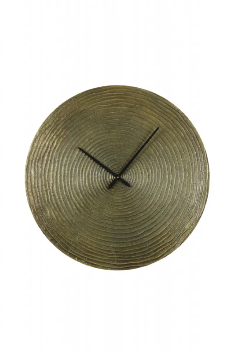 Light & Living Wandklok Cervino Antiek Ø58cm Brons Best