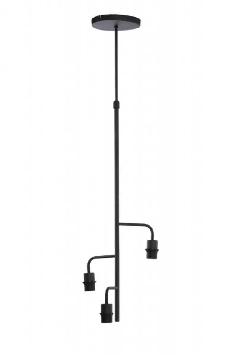 Light & Living Armatuur Edisa 3-Lichts Mat Zwart