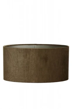 Light & Living Lampenkap Lubis Ovaal Bruin 45x21x22cm
