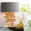 Light & Living Lampvoet Fury Recycled Teakhout Naturel 60cm Outlet