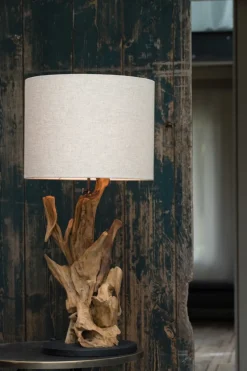 Light & Living Lampvoet Ikal Recycled Teakhout Naturel Bruin 50cm