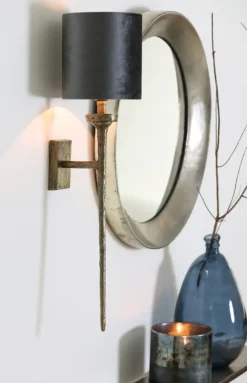 Light & Living Wandlamp Torch Ruw Antiek Brons 75cm New
