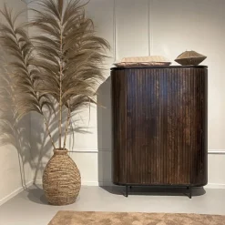 Livingfurn Kabinetkast Noor Walnoot 150cm Mangohout