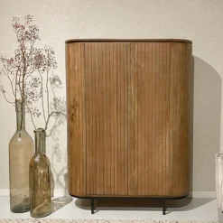 Livingfurn Kabinetkast Noor 150cm Mangohout Naturel Clearance