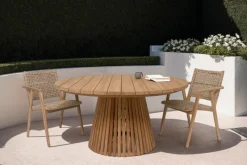 Livingfurn Tuintafel Cindo Teak 120cm Outlet