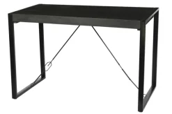 Livingfurn Bartafel Norris Mangohout Zwart 140cm Clearance