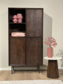 Livingfurn Kabinet Ravenstein Mango Bruin 90cm