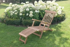 Livingfurn Tuinstoel Dek Teak Naturel