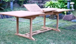 Livingfurn Tuintafel Evelien Teakhout Uitschuifbaar 180/240cm