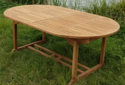 Livingfurn Tuintafel Ovaal Uitschuifbaar 180/240cm