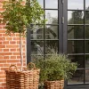 Giga Living Mand Calais Vierkant Klein Set van 2 Naturel Rotan - Discount