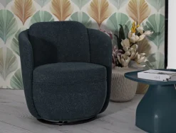 Mauro Ferretti Draaifauteuil Torino Petrol
