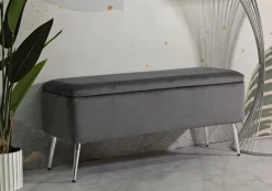 Mauro Ferretti Opbergbank Silvery Grijs Outlet