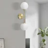 Mauro Ferretti Wandlamp Glamy Doppia Goud 2-Lichts Sale