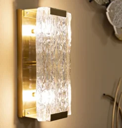 Mauro Ferretti Wandlamp Oblin Glas/Goud Hot