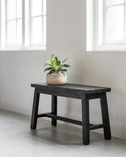 Must Living Bankje Trinity Recycled Teakhout Zwart Sale