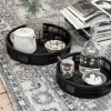 Must Living Dienblad Algarve Zwart - Set van 2 Hot