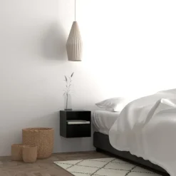 Giga Living Nachtkastje Emina 30cm - Zwart Clearance