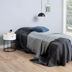 Giga Living Nachtkastje Marco Ø40x51cm MDF - Wit Outlet