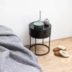 Giga Living Nachtkastje Marco Ø40x51cm MDF -