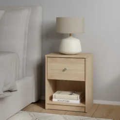 Giga Living Nachtkastje May Jackson Hickory Set van 2 -