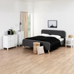 Giga Living Nachtkastje Koster Mdf Wit - Clearance