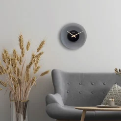 NeXtime Wandklok Float Mat Glas Ø40cm