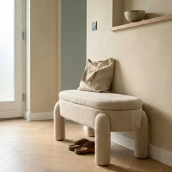 Giga Meubel Opbergbank Juul Beige 115cm - Outlet