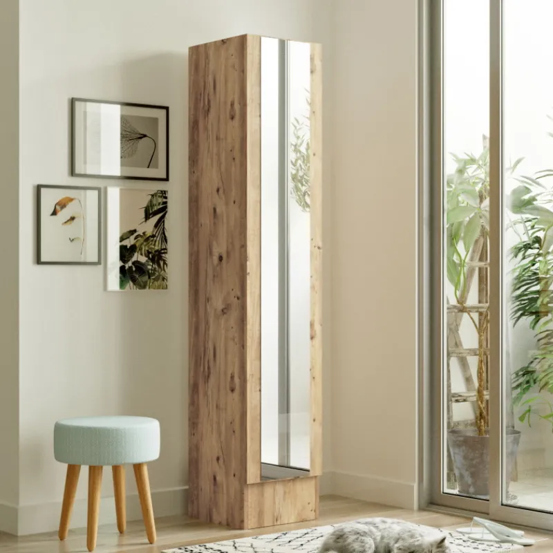 Arabic House Opbergkast Joep Naturel met Spiegel Hot