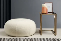 Arabic House Poef Tina Bouclé Ø55cm