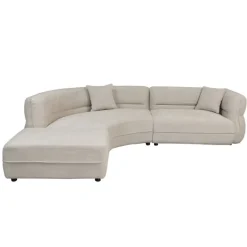 Pole to Pole Bank Rome 4-Zits + Hocker Beige Outlet