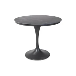 PTMD Tuintafel Bo Trumpet Ø90cm Zwart Discount