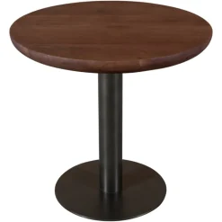 Richmond Interiors Richmond Bistrotafel Baldwin Donkerbruin Ø80cm