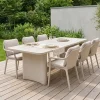 Richmond Interiors Richmond Outdoor Eettafel Senza Licht Beige 220cm