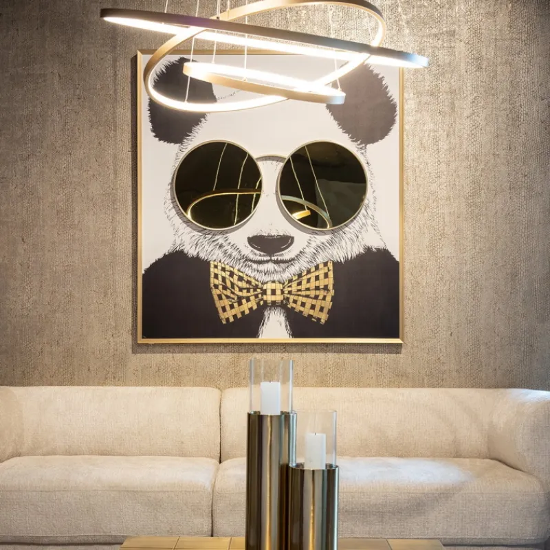 Richmond Interiors Richmond Wanddecoratie Shiny Panda 118x130cm